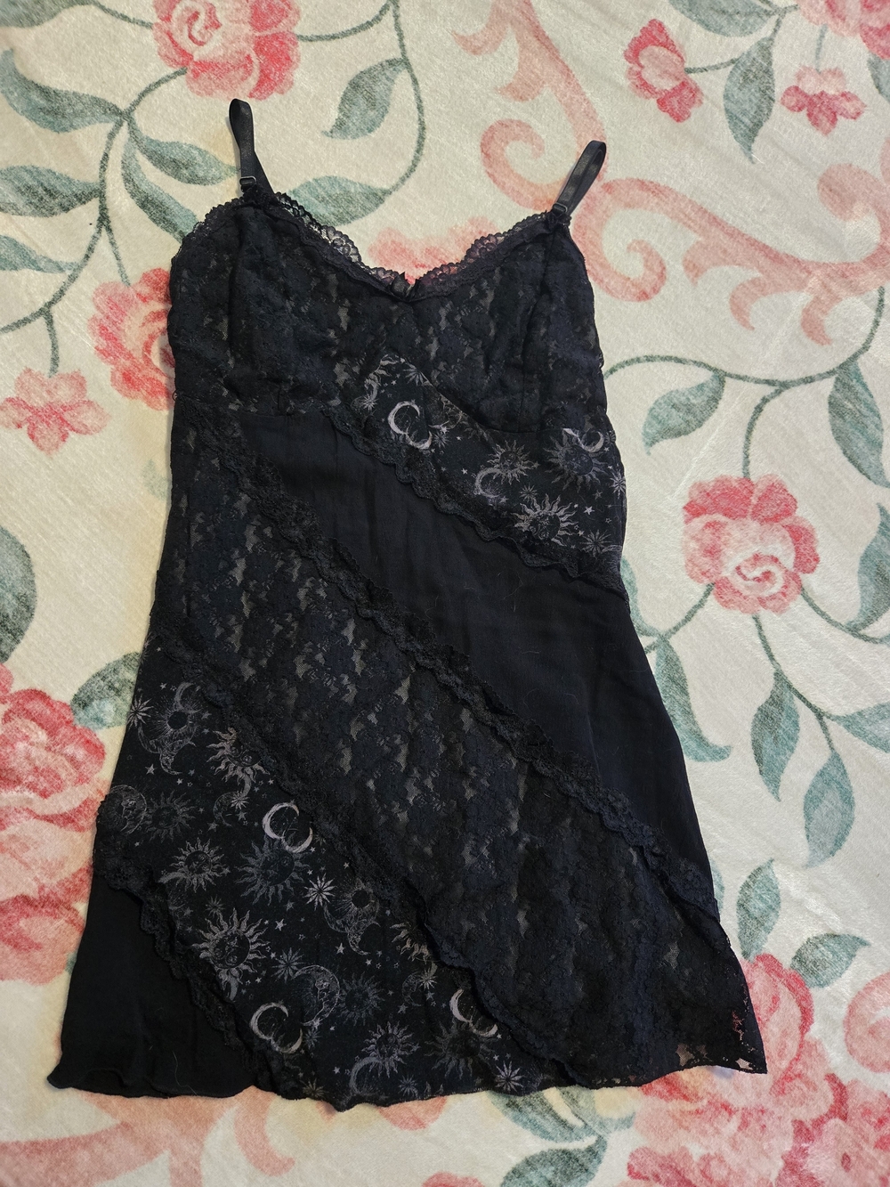 Black Lace Celestial Dress